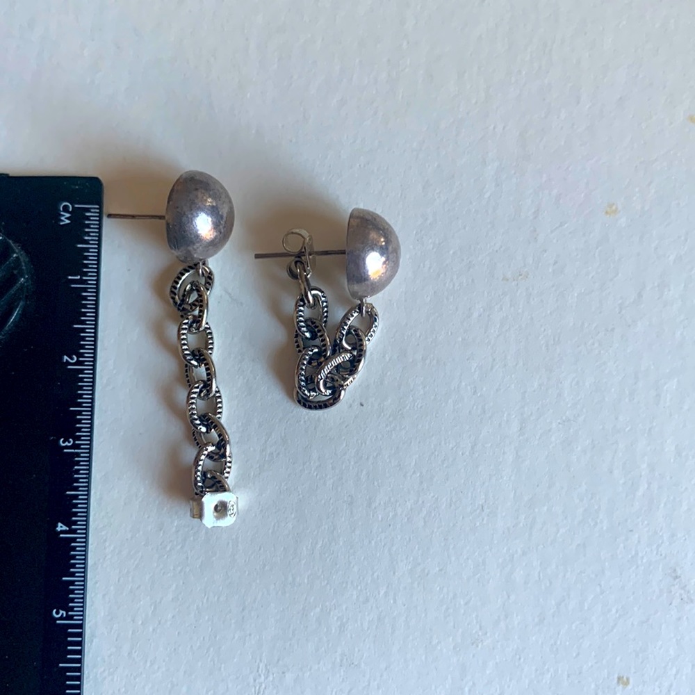 Handmade brand new chains looped earrings
